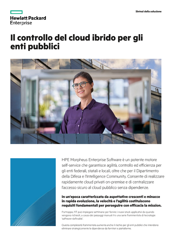 Il controllo del cloud ibrido per gli enti pubblici thumbnail