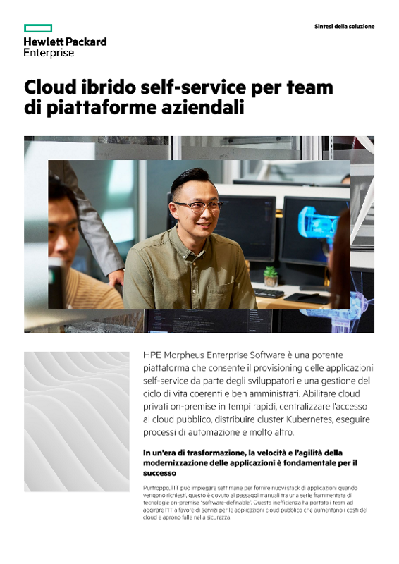 Cloud ibrido self-service per team di piattaforme aziendali thumbnail