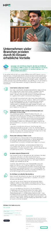 Unternehmen vieler Branchen erzielen durch KI-Einsatz erhebliche Vorteile thumbnail