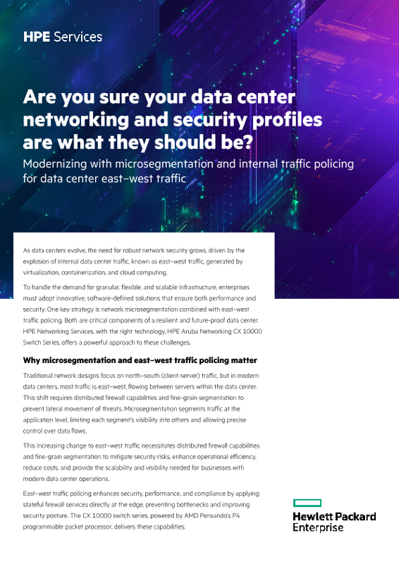 Are you sure your data center networking and security profiles are what they should be? thumbnail