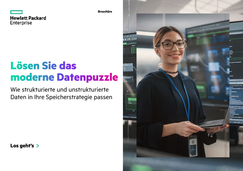 Lösen Sie das moderne Datenpuzzle – Wie strukturierte und unstrukturierte Daten in Ihre Speicherstrategie passen thumbnail