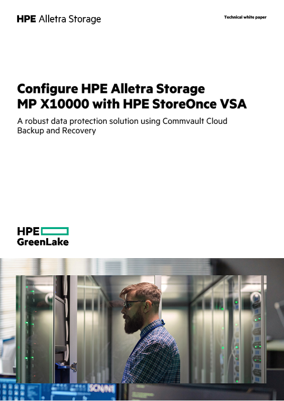 Configure HPE Alletra Storage MP X10000 with HPE StoreOnce VSA thumbnail
