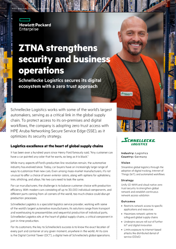 ZTNA strengthens security and business operations – Schnellecke Logistics thumbnail
