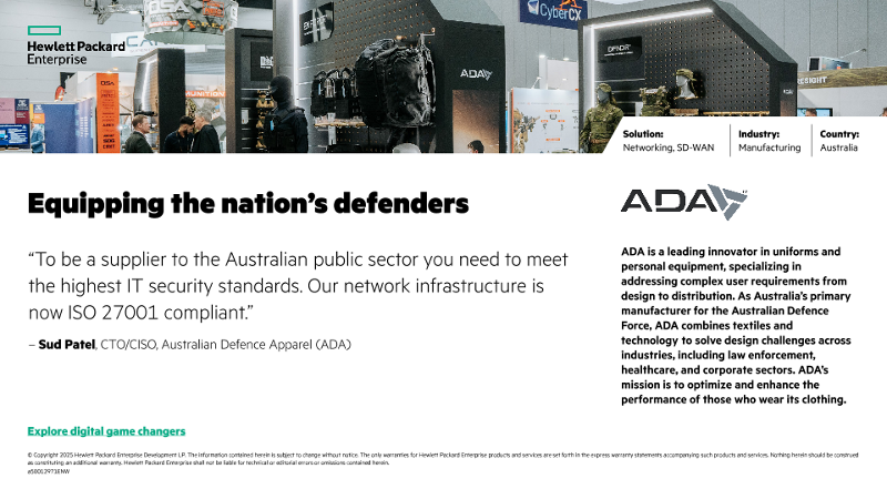 Equipping the nation’s defenders – Australian Defence Apparel thumbnail
