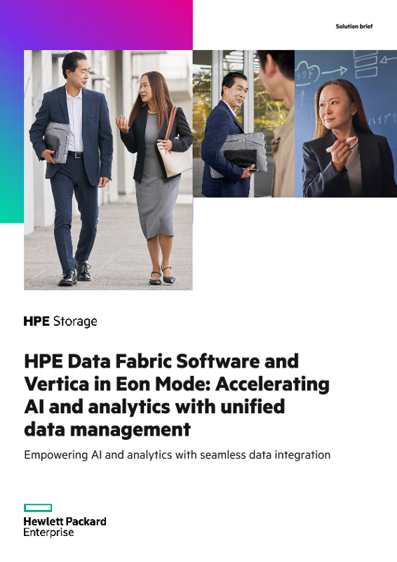HPE Data Fabric Software and Vertica in Eon Mode – Accelerating AI and analytics with unified data management thumbnail