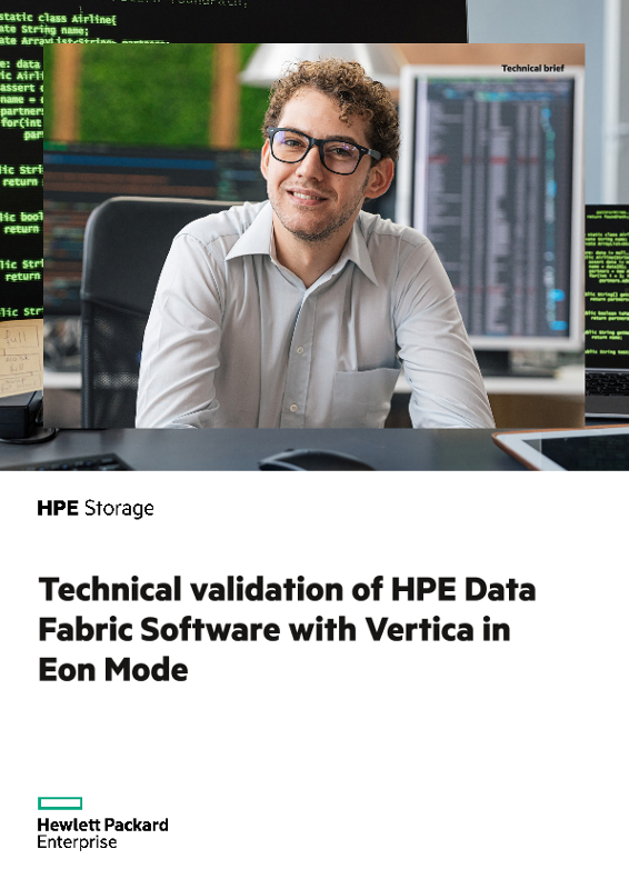 Technical validation of HPE Data Fabric Software with Vertica in Eon Mode thumbnail