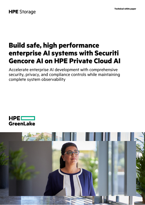 Build safe, high performance enterprise AI systems with Securiti Gencore AI on HPE Private Cloud AI thumbnail