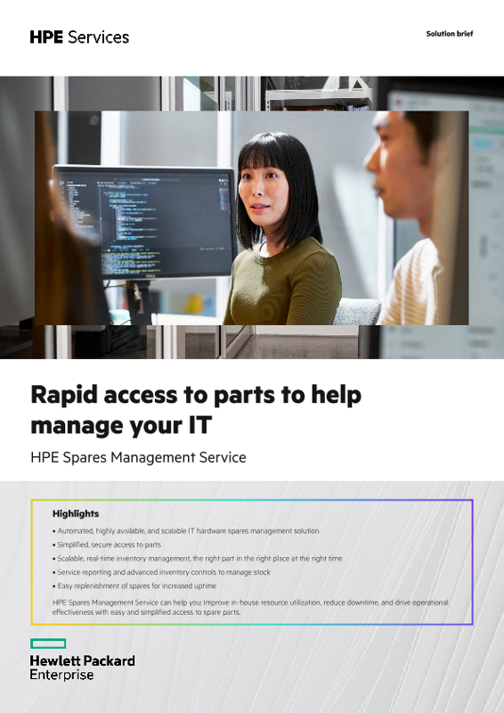 Rapid access to parts to help manage your IT thumbnail