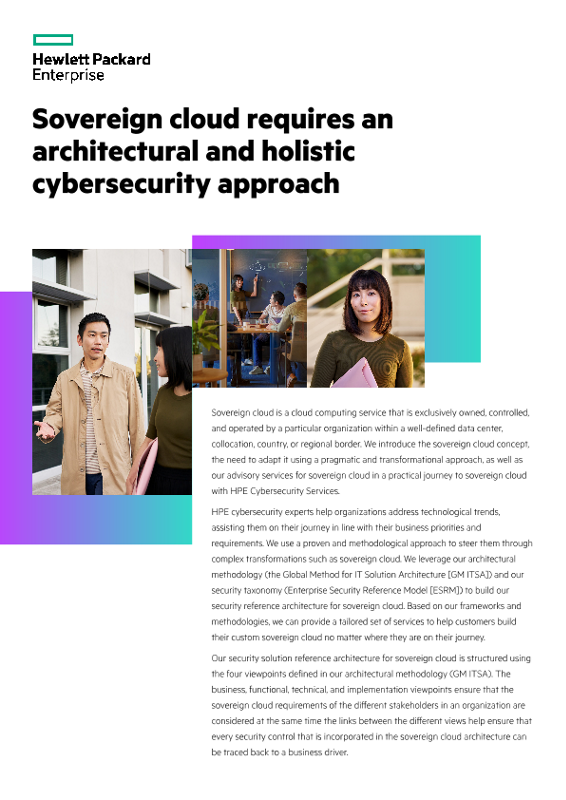 Sovereign cloud requires an architectural and holistic cybersecurity approach thumbnail