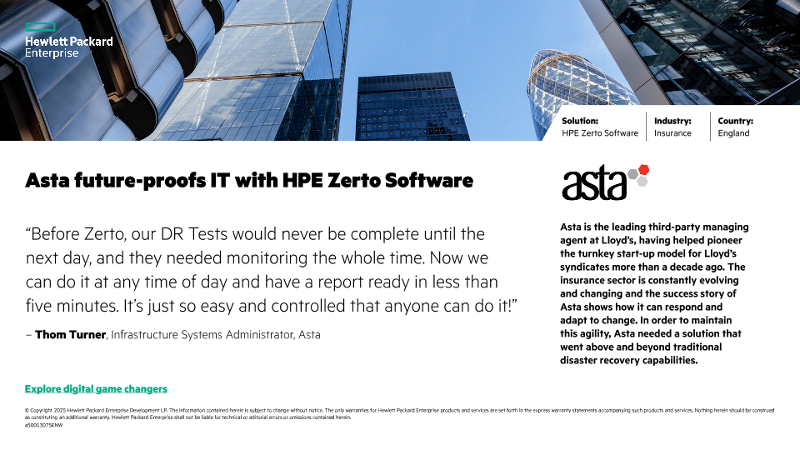 Asta future-proofs IT with HPE Zerto Software – Asta thumbnail