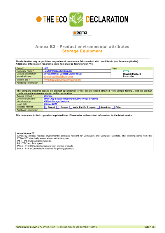 HPE Cray Supercomputing E2000 Storage Systems thumbnail