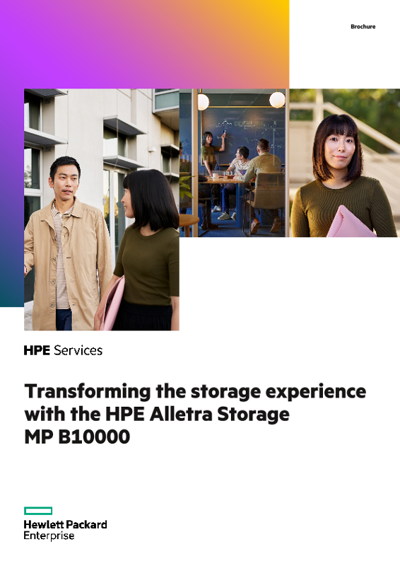 Transforming the storage experience with the HPE Alletra Storage MP B10000 thumbnail