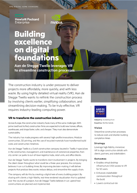 Building excellence on digital foundations – Aan de Stegge Twello thumbnail
