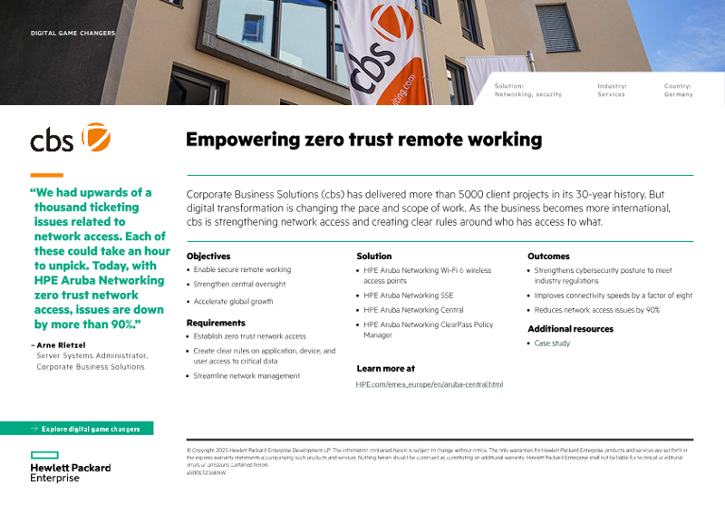 Empowering zero trust remote working – Corporate Business Solutions thumbnail