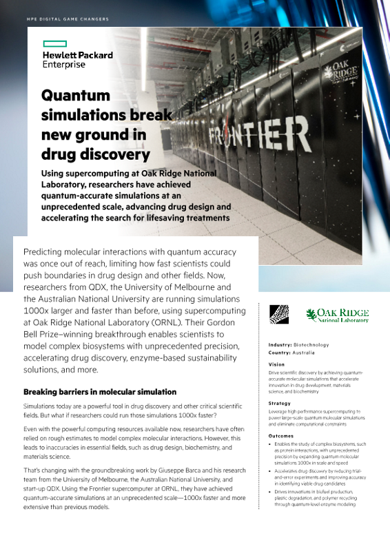Quantum simulations break new ground in drug discovery – QDX thumbnail