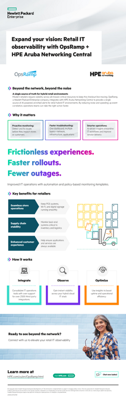 Expand your vision – Retail IT observability with OpsRamp + HPE Aruba Networking Central thumbnail