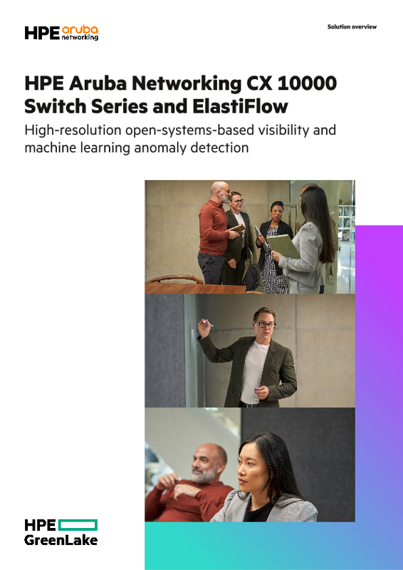 HPE Aruba Networking CX 10000 Switch Series and ElastiFlow thumbnail
