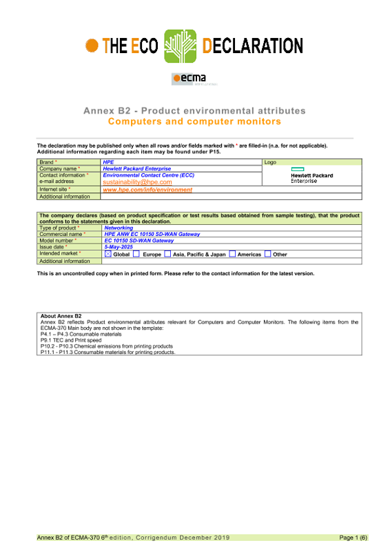 SD-WAN Gateway – EC-10150 model (S2N65A) thumbnail