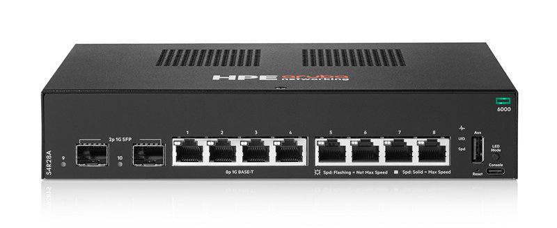 圖說：HPE Aruba Networking CX 6000交換器系列的全新8埠機型能提供更高的PoE容量，可支援無線基地台、攝影機及感測器等現代化零售裝置。