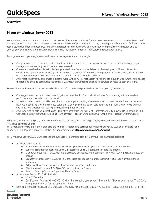 Microsoft Windows Server 2012 thumbnail