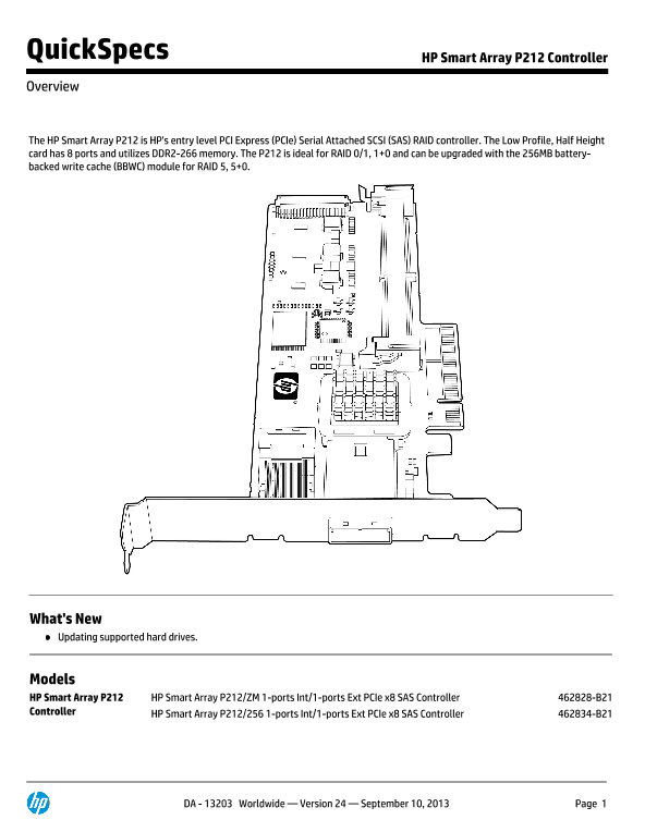 HP Smart Array P212 Controller