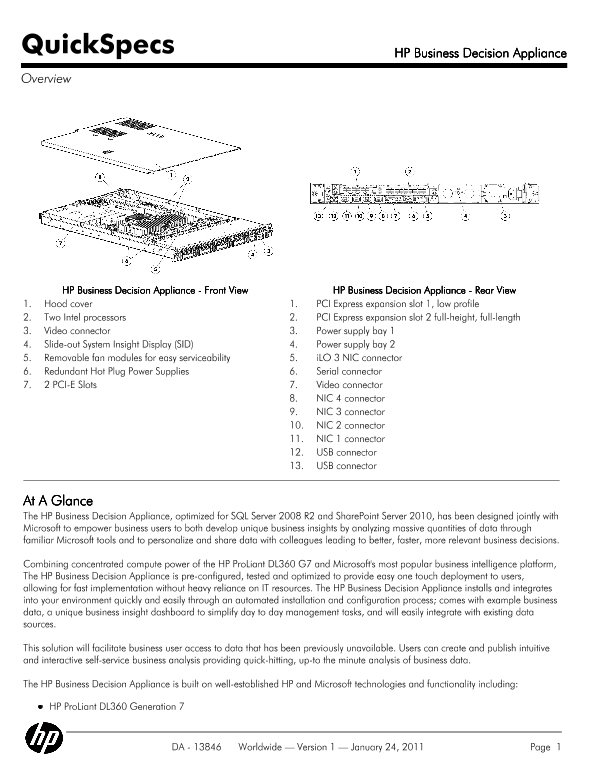 HP Business Decision Appliance thumbnail