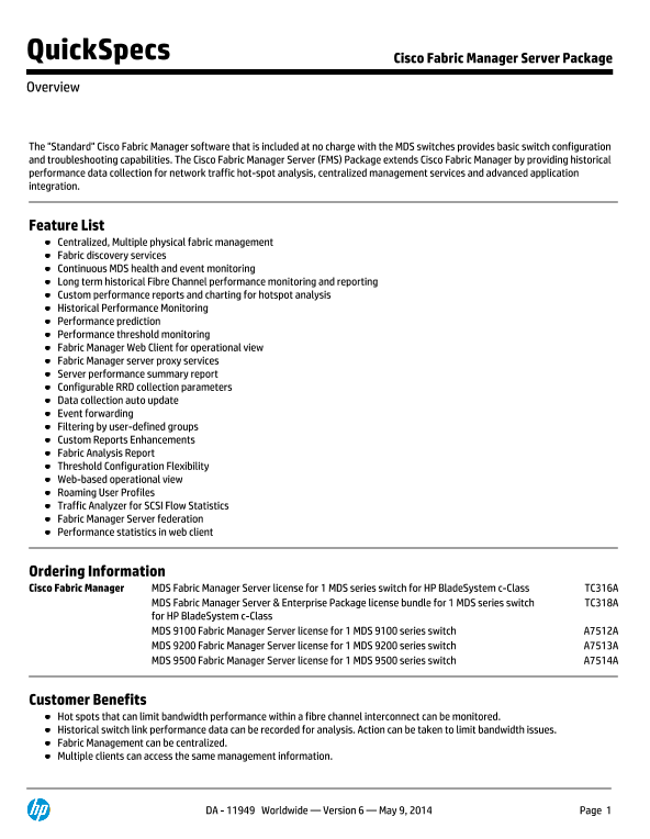 Cisco Fabric Manager Server Package thumbnail