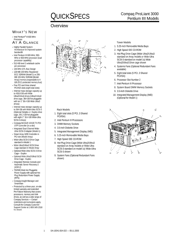 Compaq ProLiant 3000 Pentium III thumbnail