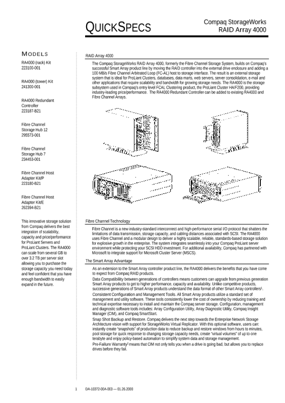 Compaq StorageWorks RAID Array 4000 thumbnail