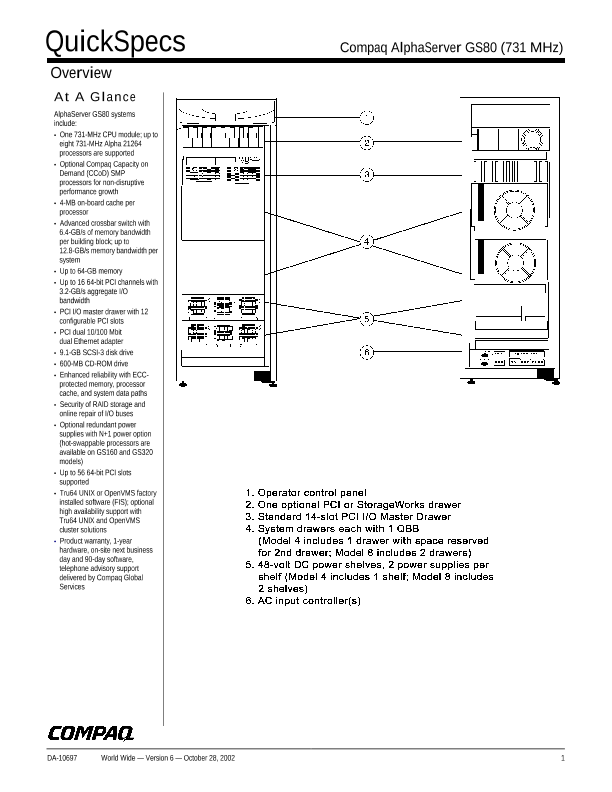 Compaq AlphaServer GS80 (731 MHz) thumbnail