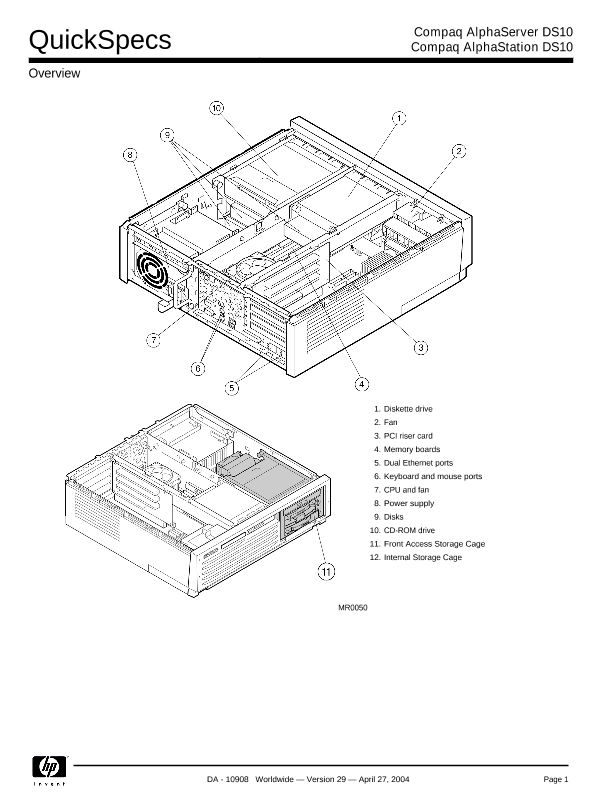Compaq AlphaServer DS10 Compaq AlphaStation DS10 thumbnail