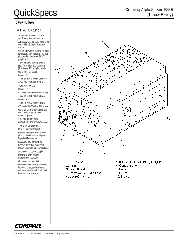 Compaq AlphaServer ES45 (Linux-Ready) thumbnail