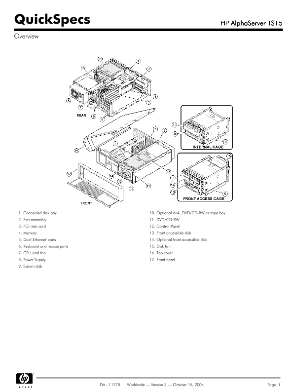 HP AlphaServer TS15 thumbnail