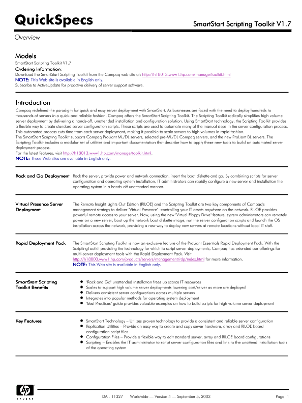 SmartStart Scripting Toolkit V1.7 thumbnail