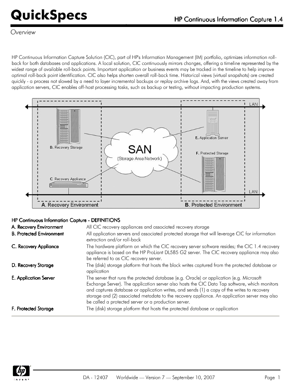 HP Continuous Information Capture 1.4 thumbnail