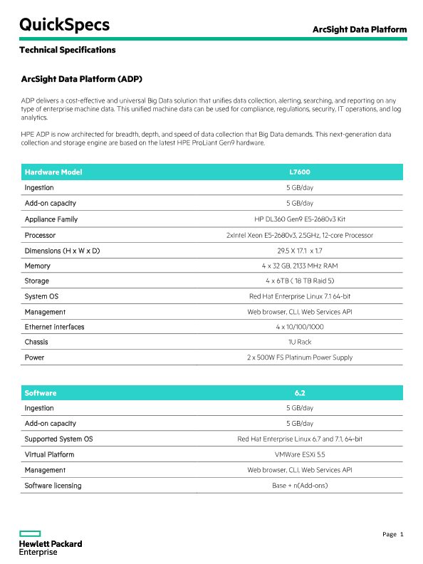 ArcSight  Data Platform thumbnail