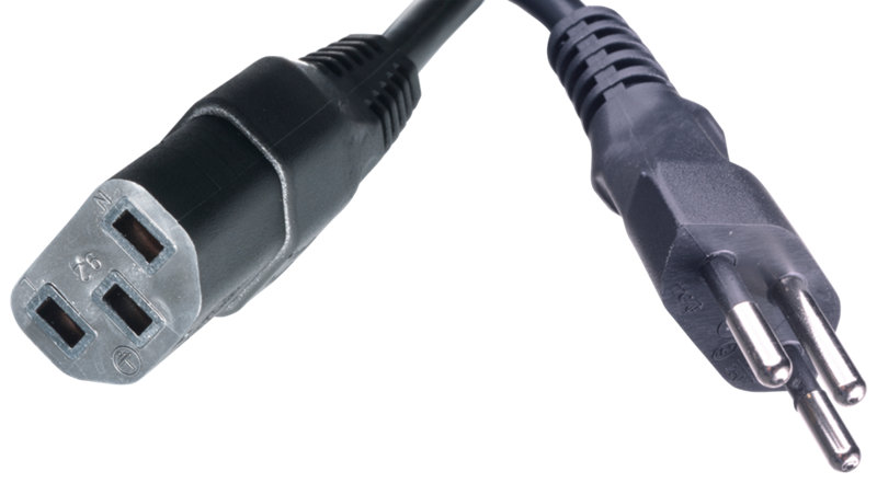 HPE J9898A 1.9M C13 to SEV 6534-2 TYP12 Power Cord