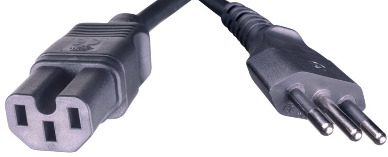 HPE J9946A 2.5M C15 to CEI 23-50 Power Cord
