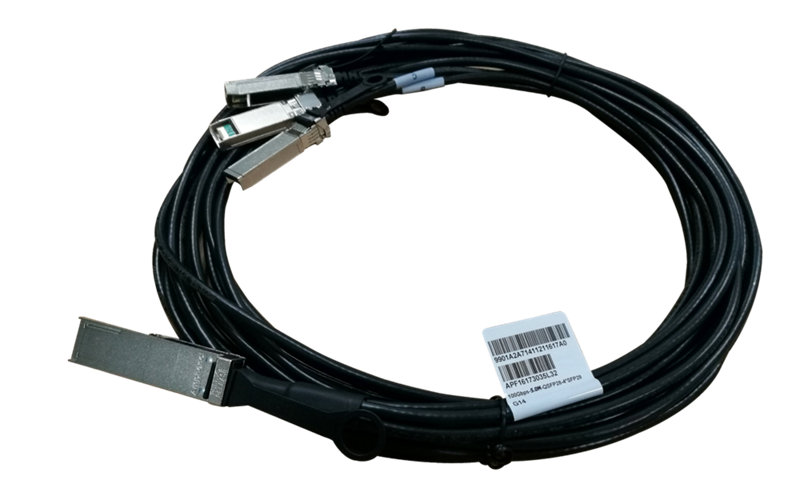 HPE X240 QSFP28 4xSFP28 5m Direct Attach Copper Cable, JL284A