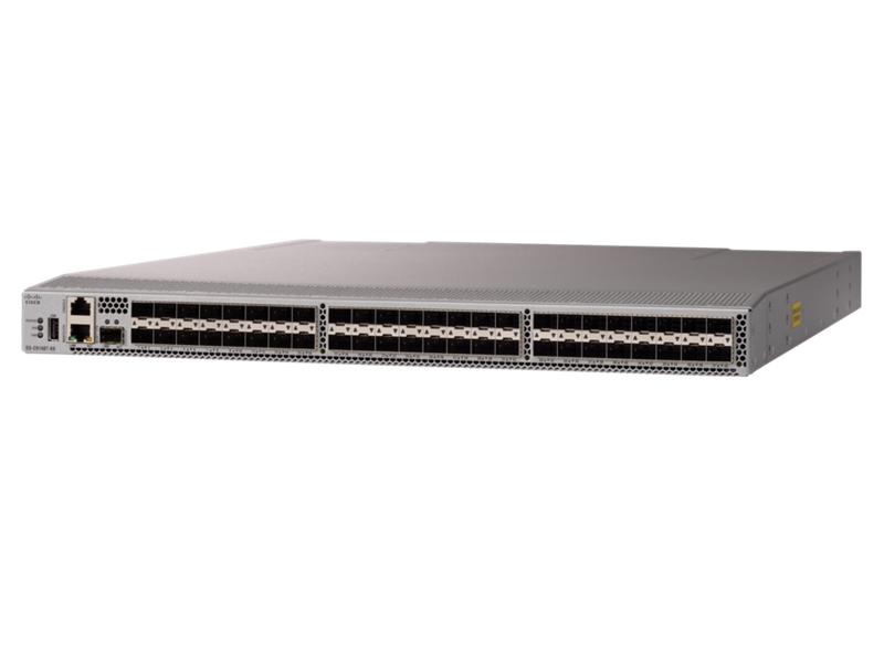 Commutateur Fibre Channel HPE SN6620C 32Gb 24 ports 32Gb Ondes courtes SFP+ Left facing