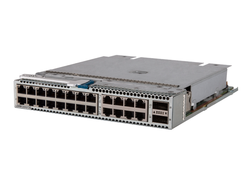 HP 5930 24-port 10GBase-T and 2-port QSFP+ with MacSec Module, JH182A