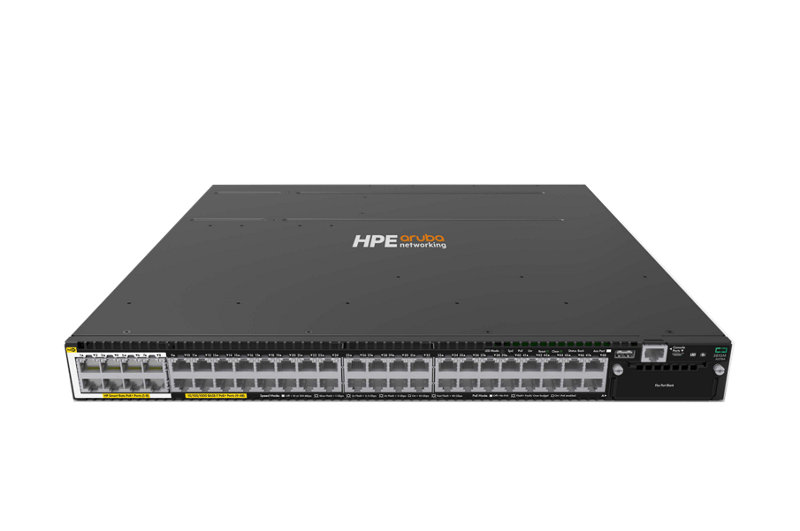 HPE Aruba Networking 3810M 40G 8 HPE Smart Rate PoE+ 1-slot Switch