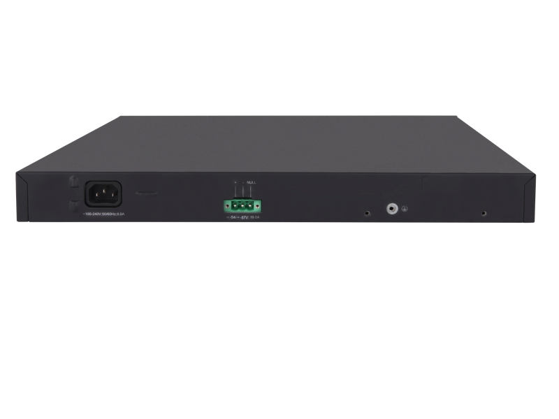 HPE 5130-48G-PoE+-2SFP+-2XG (370W) EI Switch, front facing