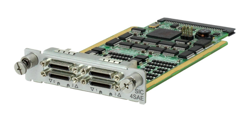 HPE MSR 4-port Enhanced Sync / Async Serial SIC Module, JG737A