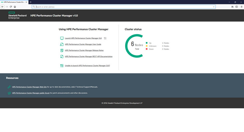 HPE Performance Cluster Manager Right facing