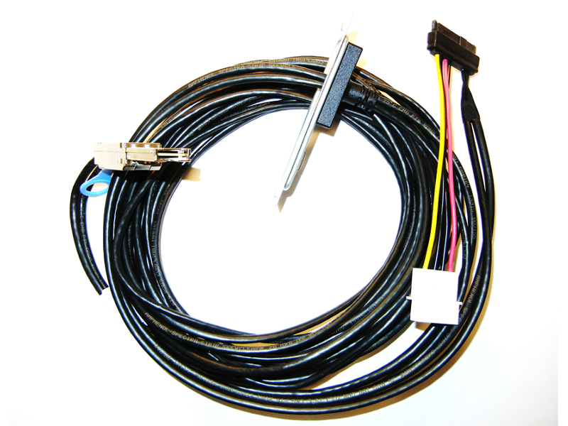 HPE StoreEver 4m Mini SAS (SFF-8088) LTO Drive Cable for 1U Rack Mount Kit