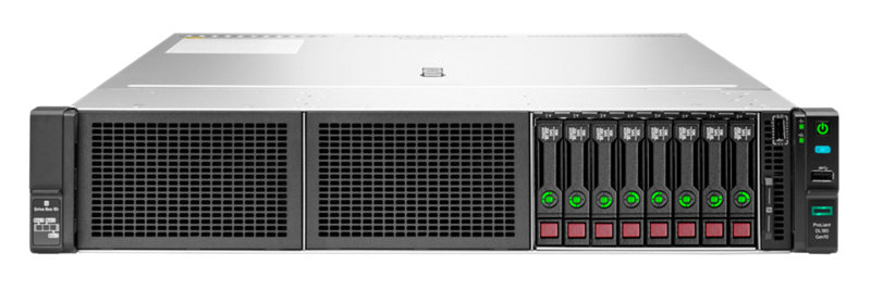 HPE ProLiant DL180 Gen10 4210R 1P 16GB-R S100i 8SFF 500W PS Server