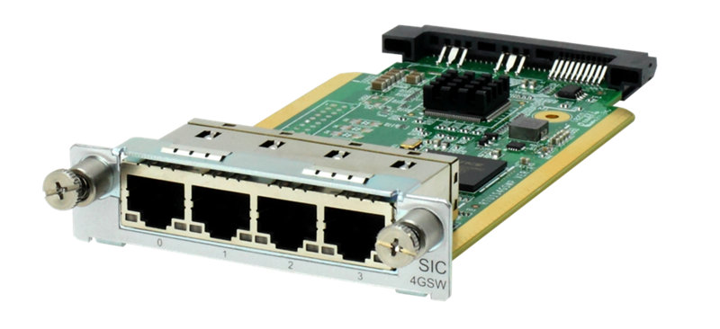 HPE MSR 4-port Gig-T Switch SIC Module, JG739A