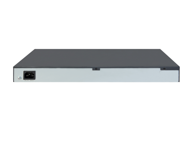 HPE OfficeConnect 1420-24G-PoE+ (124W) Switch, JH019A, rear facing