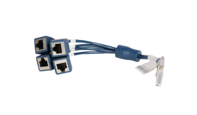 HPE JG263A X260 mini D-28 – 4-RJ45 0,3 m-es útválasztókábel